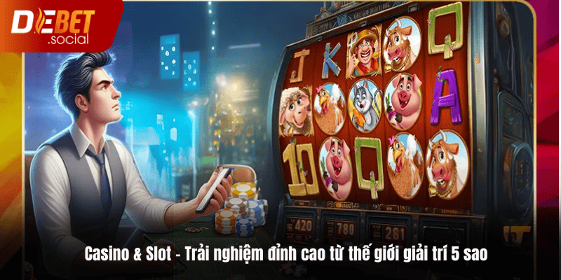 Casino & Slot - Trải nghiệm đỉnh cao từ thế giới giải trí 5 sao